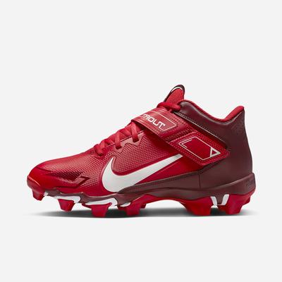 Baseballové Topanky Nike Force Trout 8 Keystone Panske Červené Biele | SK327608