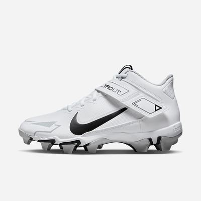 Baseballové Topanky Nike Force Trout 8 Keystone Panske Biele Siva Platina Čierne | SK957423