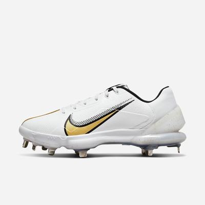 Baseballové Topanky Nike Force Zoom Trout 7 Pro Panske Biele Čierne Metal Zlate | SK437012