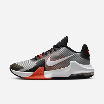 Basketbalove Tenisky Nike Air Max Impact 4 Panske Čierne Svetlo Červené Siva Biele | SK245670