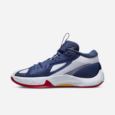 Basketbalove Tenisky Nike Jordan Zoom Separate Panske Námornícka Modrá Biele Červené Zlate | SK735861