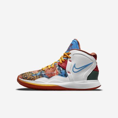 Basketbalove Tenisky Nike Kyrie Infinity Detske Biele Červené Zlate Svetlo Modre | SK762493