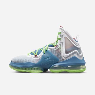 Basketbalove Tenisky Nike LeBron 19 Damske Modre Svetlo Zelene Biele Bordove | SK087426