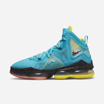 Basketbalove Tenisky Nike LeBron 19 Panske Modre Čierne Biele | SK724130