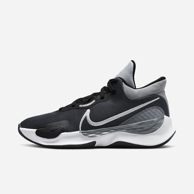 Basketbalove Tenisky Nike Renew Elevate 3 Panske Čierne Siva Siva Biele | SK024751