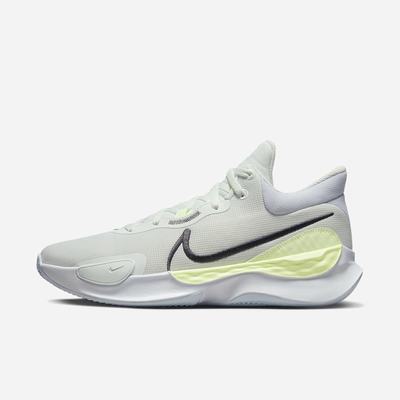 Basketbalove Tenisky Nike Renew Elevate 3 Panske Biele Platina Čierne | SK057324