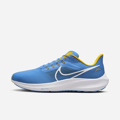 Bezecke Topanky Nike Air Zoom Pegasus 39 (NFL Los Angeles Chargers) Panske Modre Zlate Biele | SK453892