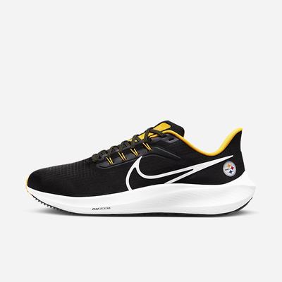 Bezecke Topanky Nike Air Zoom Pegasus 39 (NFL Pittsburgh Steelers) Panske Čierne Zlate Biele | SK570862