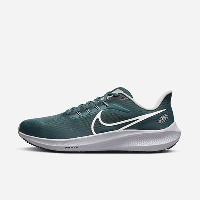 Bezecke Topanky Nike Air Zoom Pegasus 39 (NFL Philadelphia Eagles) Panske Tyrkysové Strieborne Biele | SK802631