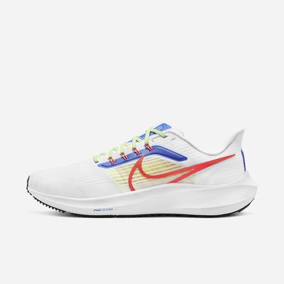 Bezecke Topanky Nike Air Zoom Pegasus 39 Panske Biele Modre Svetlo Červené | SK805619