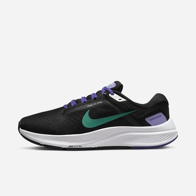 Bezecke Topanky Nike Air Zoom Structure 24 Damske Čierne Zelene | SK045187