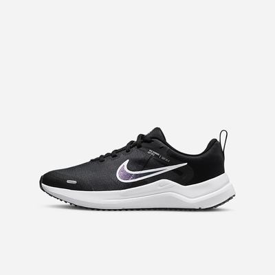 Bezecke Topanky Nike Downshifter 12 Detske Čierne Tmavo Siva Biele | SK087462