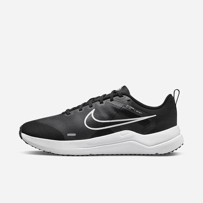 Bezecke Topanky Nike Downshifter 12 (Extra Wide) Panske Čierne Tmavo Siva Platina Biele | SK236154