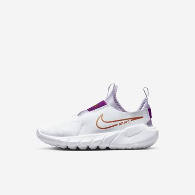 Bezecke Topanky Nike Flex Runner 2 Detske Biele Nachový Metal Meď | SK324186