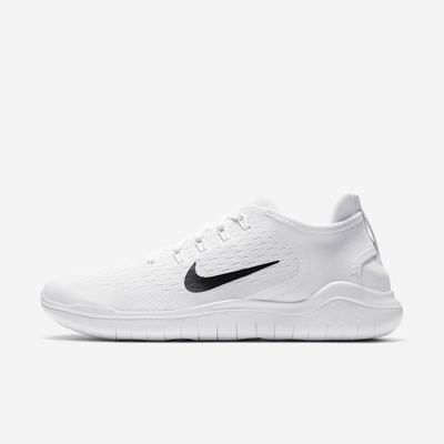 Bezecke Topanky Nike Free RN 2018 Panske Biele Čierne | SK649785