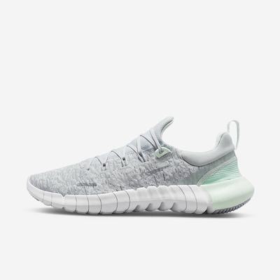 Bezecke Topanky Nike Free Run 5.0 Damske Platina Zelene Mätové Biele | SK409635