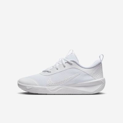 Bezecke Topanky Nike Omni Multi-Court Detske Biele Platina Biele | SK645329