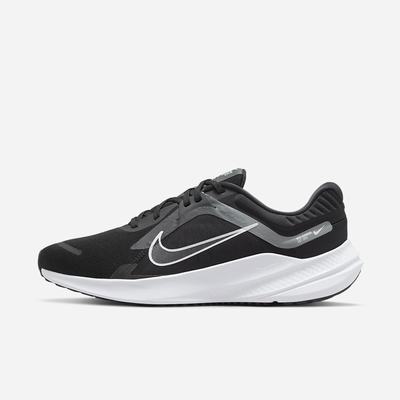 Bezecke Topanky Nike Quest 5 Panske Čierne Siva Tmavo Siva Biele | SK051937