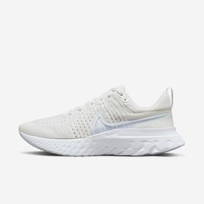 Bezecke Topanky Nike React Infinity Run Flyknit 2 Panske Biele Platina Biele | SK749305