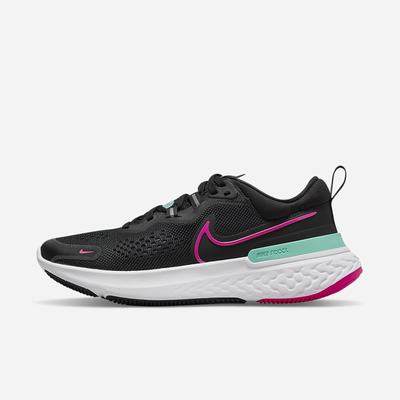 Bezecke Topanky Nike React Miler 2 Damske Čierne Modre Svetlomodrá Tyrkysové Biele Ruzove | SK546823