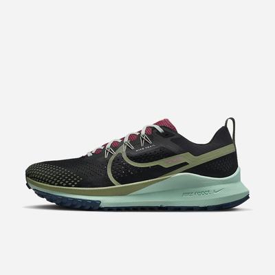 Bezecke Topanky Nike React Pegasus Trail 4 Panske Čierne Mätové | SK738591