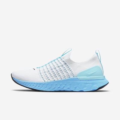 Bezecke Topanky Nike React Phantom Run Flyknit 2 Panske Biele Modre Čierne | SK019263