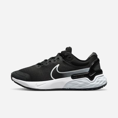 Bezecke Topanky Nike Renew Run 3 Damske Čierne Platina Tmavo Siva Biele | SK581294