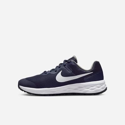 Bezecke Topanky Nike Revolution 6 Detske Námornícka Modrá Biele | SK971462