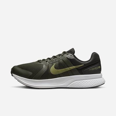 Bezecke Topanky Nike Run Swift 2 (Extra Wide) Panske Olivovo Zelená Čierne Biele | SK617804