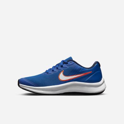 Bezecke Topanky Nike Star Runner 3 Detske Kráľovská Modrá Námornícka Modrá Oranžové Biele | SK356840