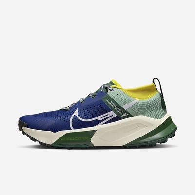 Bezecke Topanky Nike ZoomX Zegama Panske Kráľovská Modrá Žlté Biele | SK402687