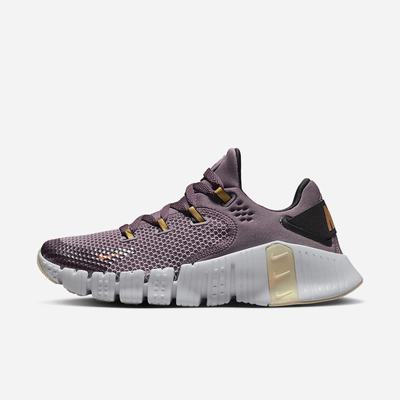 Botasky Nike Free Metcon 4 Premium Damske Nachový Tmavo Siva Metal Zlate Metal Meď | SK204157