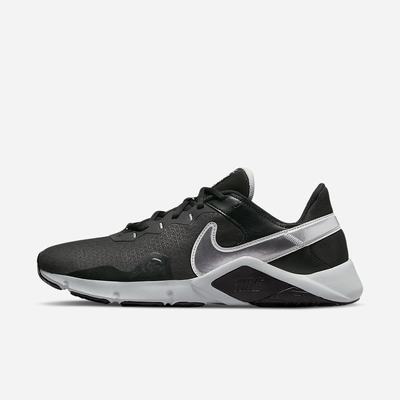 Botasky Nike Legend Essential 2 Panske Čierne Metal Strieborne Metal Siva | SK516027