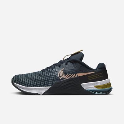 Botasky Nike Metcon 8 Panske Námornícka Modrá Obsidian Oranžové | SK190457