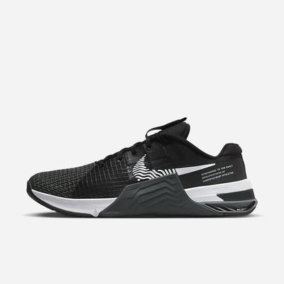 Botasky Nike Metcon 8 Panske Čierne Tmavo Siva Siva Biele | SK301428