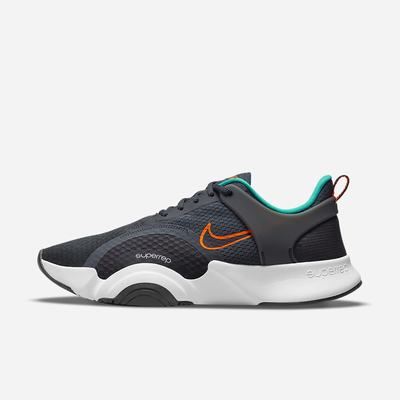 Botasky Nike SuperRep Go 2 Panske Tmavo Siva Tyrkysové Biele Oranžové | SK136927