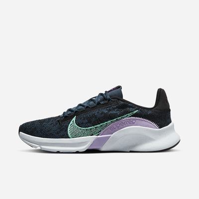 Botasky Nike SuperRep Go 3 Flyknit Next Nature Damske Čierne Námornícka Modrá Nachový Zelene | SK058624