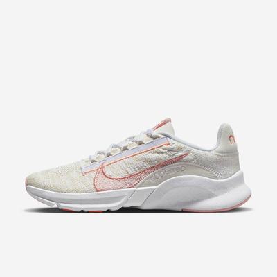 Botasky Nike SuperRep Go 3 Flyknit Next Nature Damske Biele Svetlo Krém Oranžové Červené | SK698201