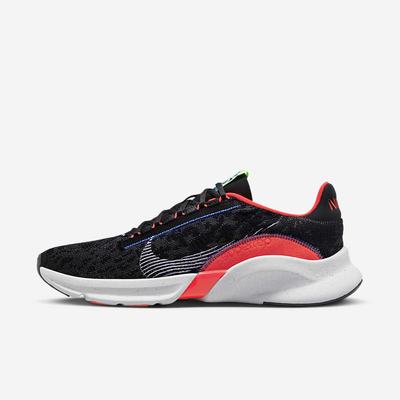 Botasky Nike SuperRep Go 3 Next Nature Flyknit Panske Čierne Tmavo Siva Svetlo Červené Biele | SK481027