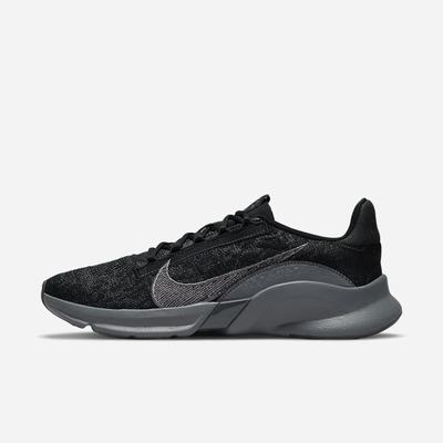 Botasky Nike SuperRep Go 3 Next Nature Flyknit Panske Čierne Siva Tmavo Siva | SK908374