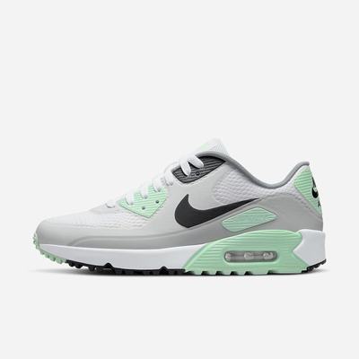 Golfove Topanky Nike Air Max 90 G Damske Biele Svetlo Siva Čierne | SK304896