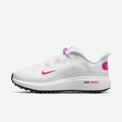 Golfove Topanky Nike React Ace Tour Damske Biele Čierne Ruzove | SK260514