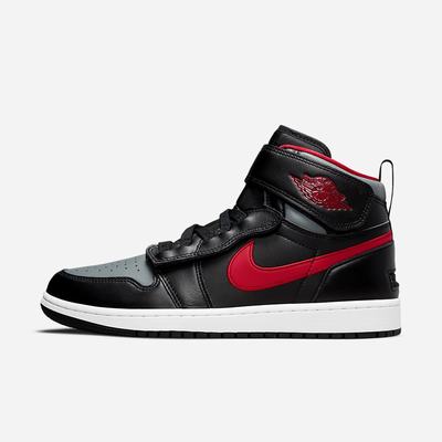 Jordan Tenisky Nike Air Jordan 1 Hi FlyEase Panske Čierne Siva Biele Červené | SK850193