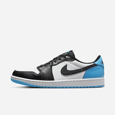 Jordan Tenisky Nike Air Jordan 1 Low OG Panske Biele Čierne Tmavo Modre | SK187549