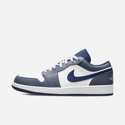 Jordan Tenisky Nike Air Jordan 1 Low Panske Siva Námornícka Modrá Biele | SK321906