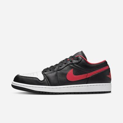 Jordan Tenisky Nike Air Jordan 1 Low Panske Čierne Biele Červené | SK752601