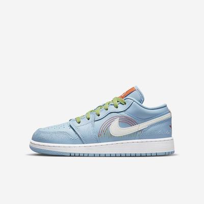 Jordan Tenisky Nike Air Jordan 1 Low SE Detske Modre Zelene Oranžové | SK514867