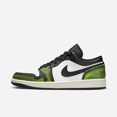 Jordan Tenisky Nike Air Jordan 1 Low SE Panske Čierne Biele Zelene | SK980475