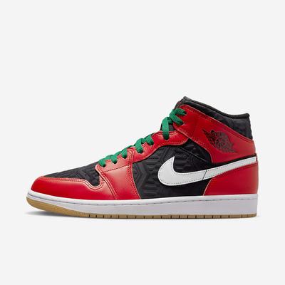 Jordan Tenisky Nike Air Jordan 1 Mid SE Panske Čierne Biele Červené | SK065482