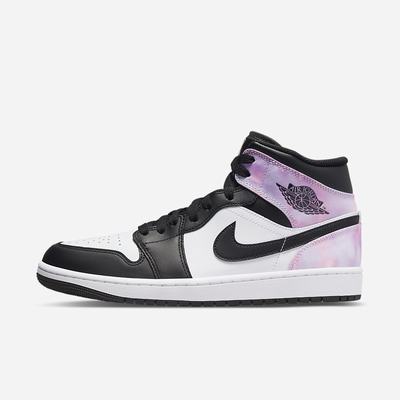 Jordan Tenisky Nike Air Jordan 1 Mid SE Panske Čierne Biele Koralove | SK894726